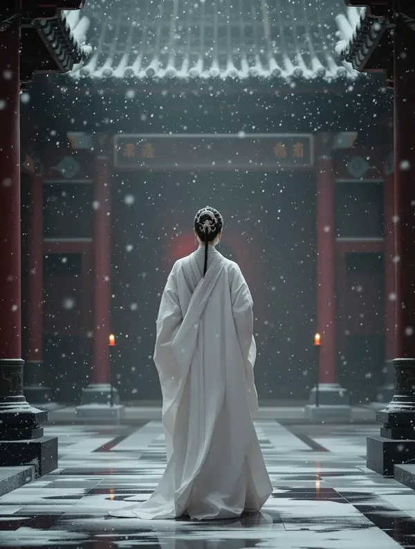 宫墙雪夜 竖版海报封面